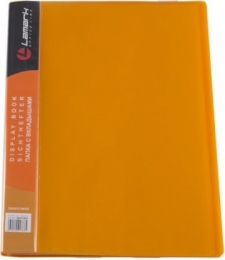 Папка 10 файлов Lamark НЕОН оранжевая 0,6мм. DB0032-IMOR   /20