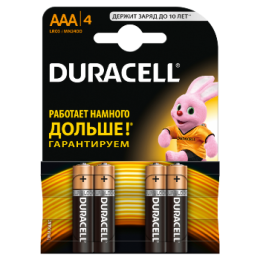 Батарейка LR03 AAA Durasell Basic Alkaline    /4