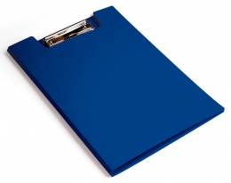 Планшет с крыш. A4 Lamark PVC синий 2,4мм, +карман CB0607-BL