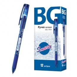 Ручка гел. BG SMARTY синяя 0,5мм, с грипом RGg 3920   /12/144
