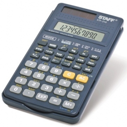 Калькулятор инженерный Staff, 10разр. 128функций 120х70мм STF-245