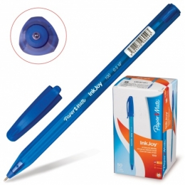 Ручка шар. Paper Mate Inkjoy 100, синяя 0,7мм, тонир.синий корп. S0960900   /50