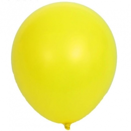 Шары воздушные 12" (30см) (50шт) ZIPPY (ЗИППИ) желтые, в пакете, 104189