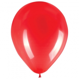 Шары воздушные 12" (30см) (50шт) ZIPPY (ЗИППИ) красные, в пакете, 104186