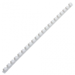 Пружины пластиковые 10мм, 100шт. белые Brauberg 530812