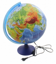 Глобус физико-политич. 320мм с подсветкой КО13200101