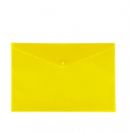 Папка на кнопке A4 180мкм Lamark желтый, глянц. PE0425-YL  /10/160