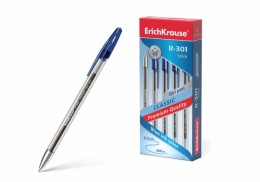 Ручка гел. ErichKrause® R-301 Classic Gel Stick, синяя 0.5мм.53346   /12