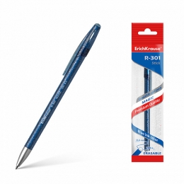 Ручка-коррект. гел. пиши-стирай ErichKrause® R-301 Magic Gel, синяя 0.5мм в пак.45212   /24