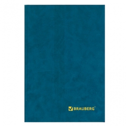 Книга учета 96л. кл. Brauberg, бумвинил, св.-синий, блок офсет. 130069